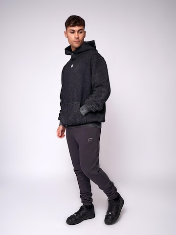 Pull-over 'Essential Oversized Hoodie' Fortex Fitness en gris