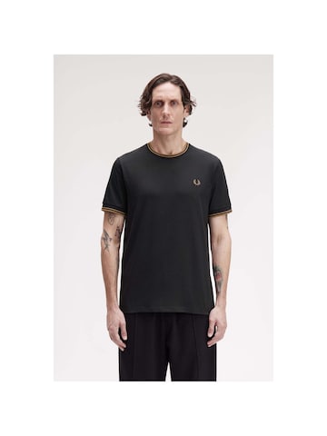 T-Shirt Fred Perry en noir : devant