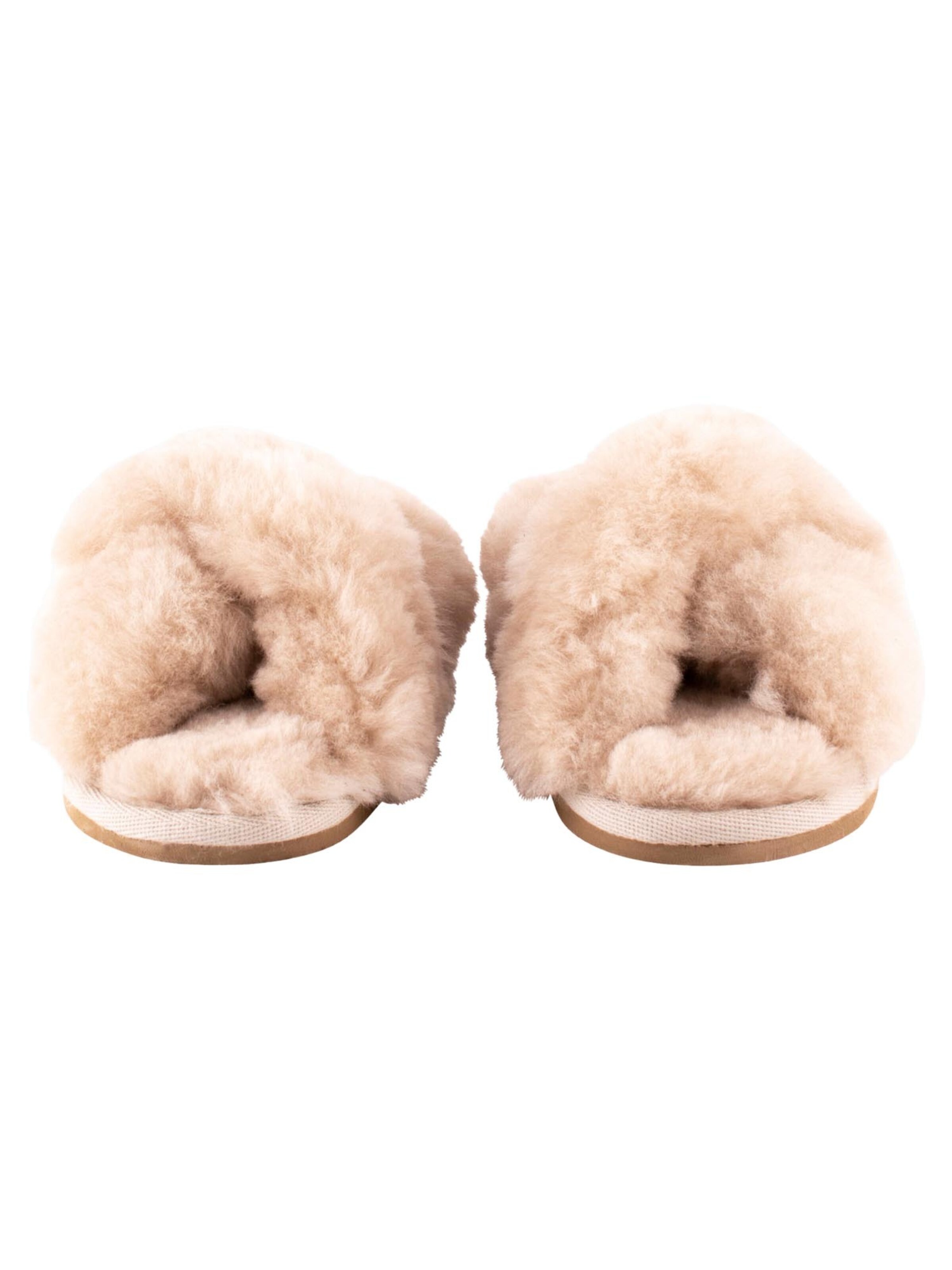 SHEPHERD Slippers 'Lovisa' in Beige