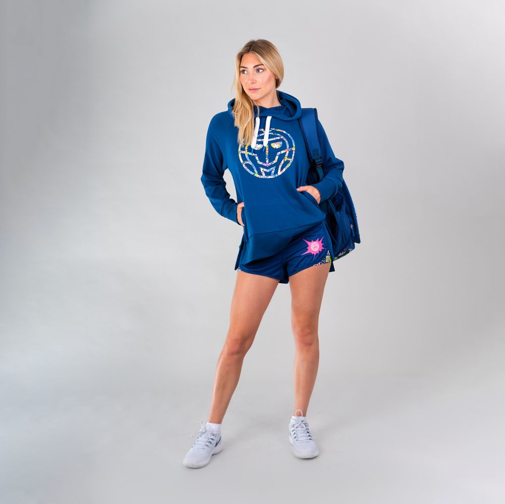 Kobiety Sport BIDI BADU Bluzka sportowa Ruby w kolorze Ciemny Niebieski, Błękitnym 