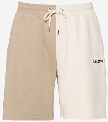 Les Deux Regular Trousers 'Pompei' in Beige: front