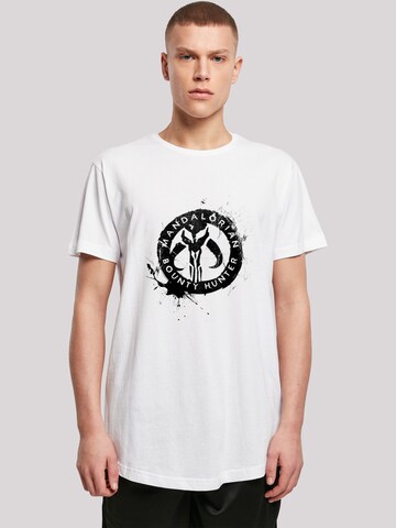 T-Shirt 'Star Wars' F4NT4STIC en blanc : devant