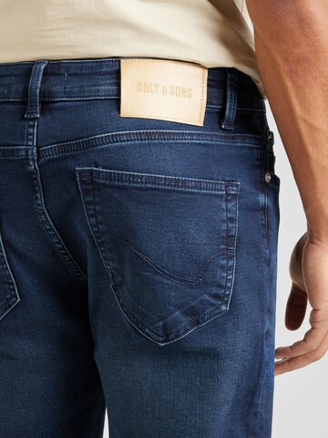 Only & Sons Slimfit Jeans 'LOOM' in Blau