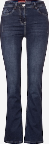 CECIL Boot cut Jeans in Blue: front