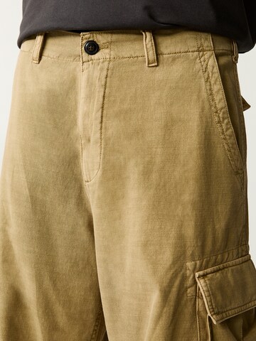 Loosefit Pantalon cargo Pull&Bear en beige