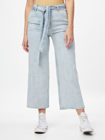 modström Wide leg Jeans in Blauw: voorkant