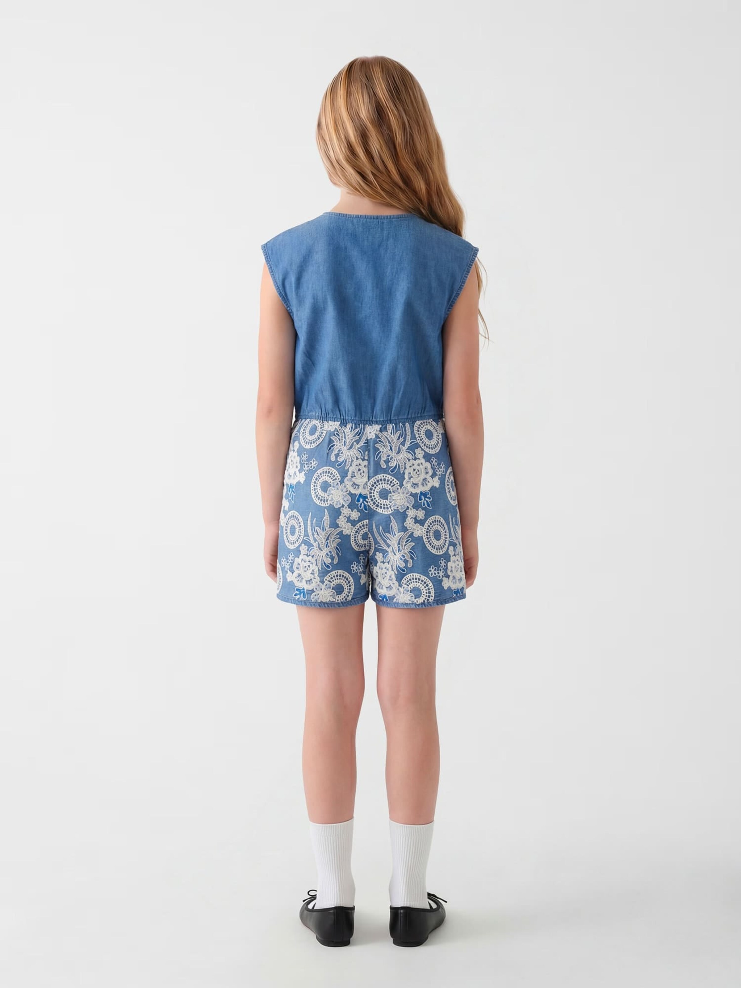 GUESS Overall in Blau