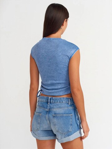 Dilvin Regular Broek 'Shorts' in Blauw