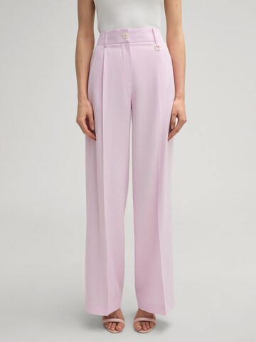 JOOP! Wide leg Trousers 'Polly' in Pink: front
