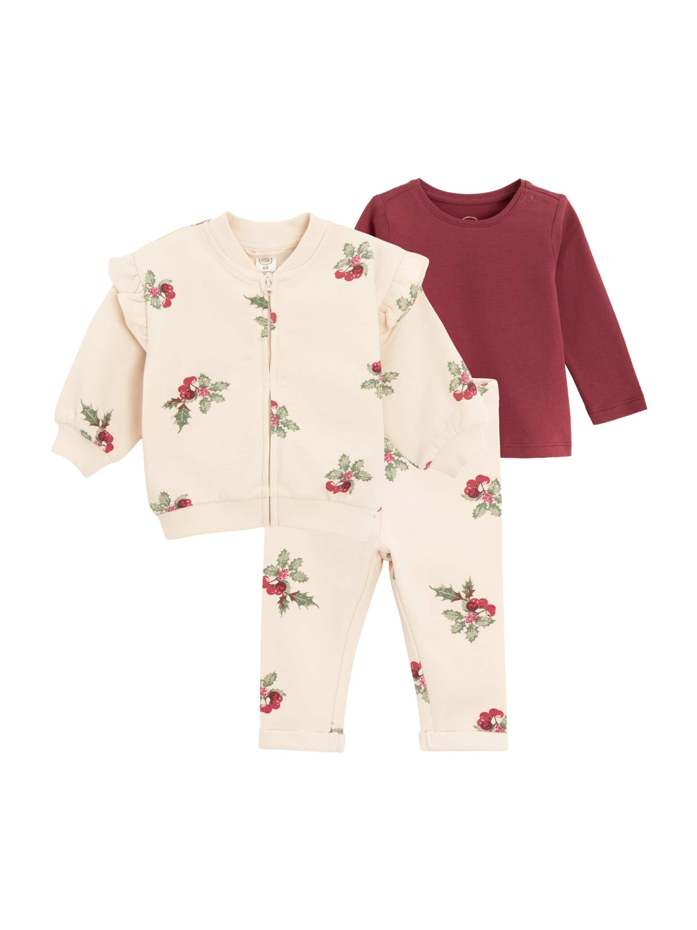 Cool Club Set in Beige: Vorderseite