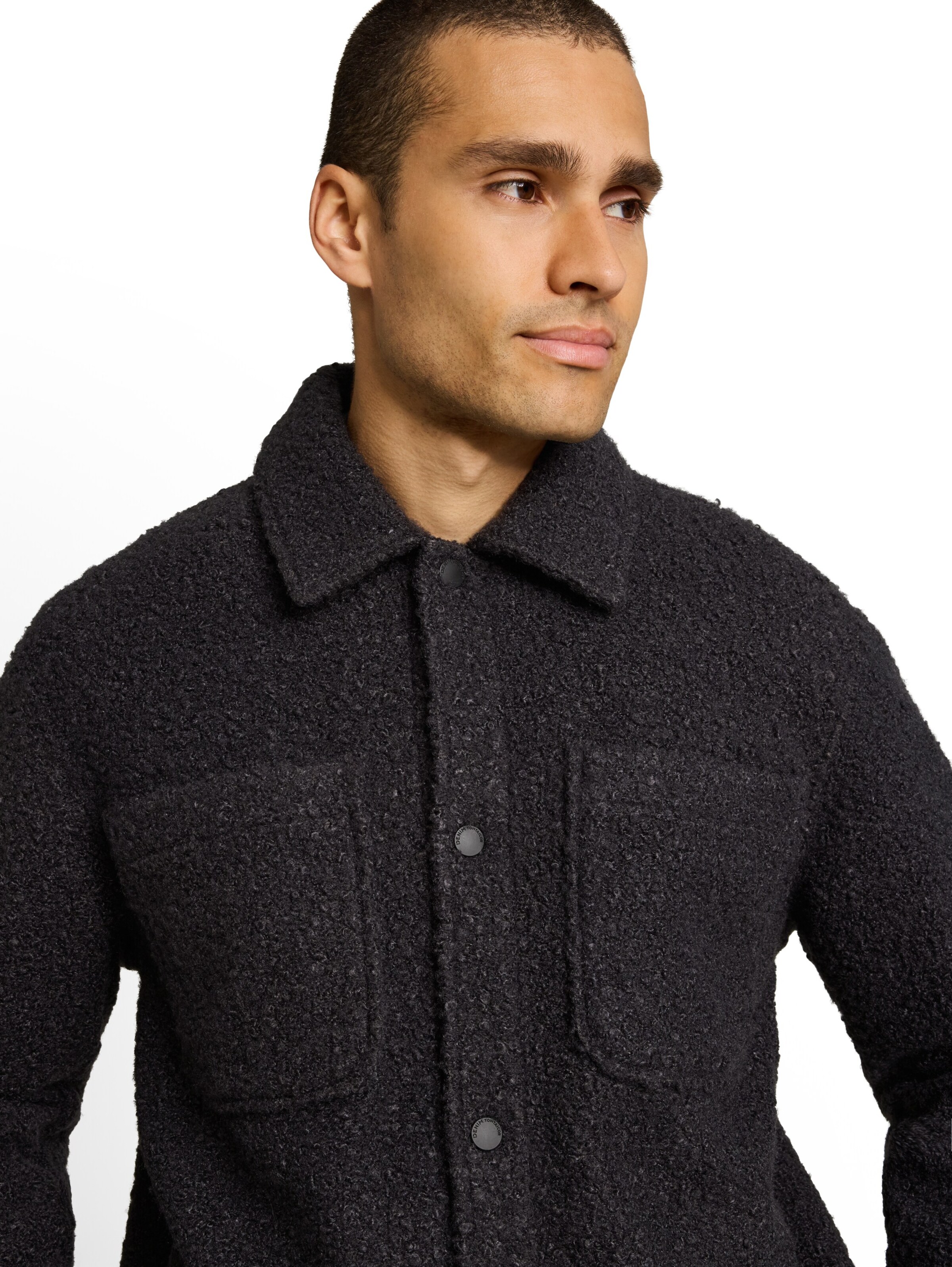 TOM TAILOR DENIM Jacke in Grau