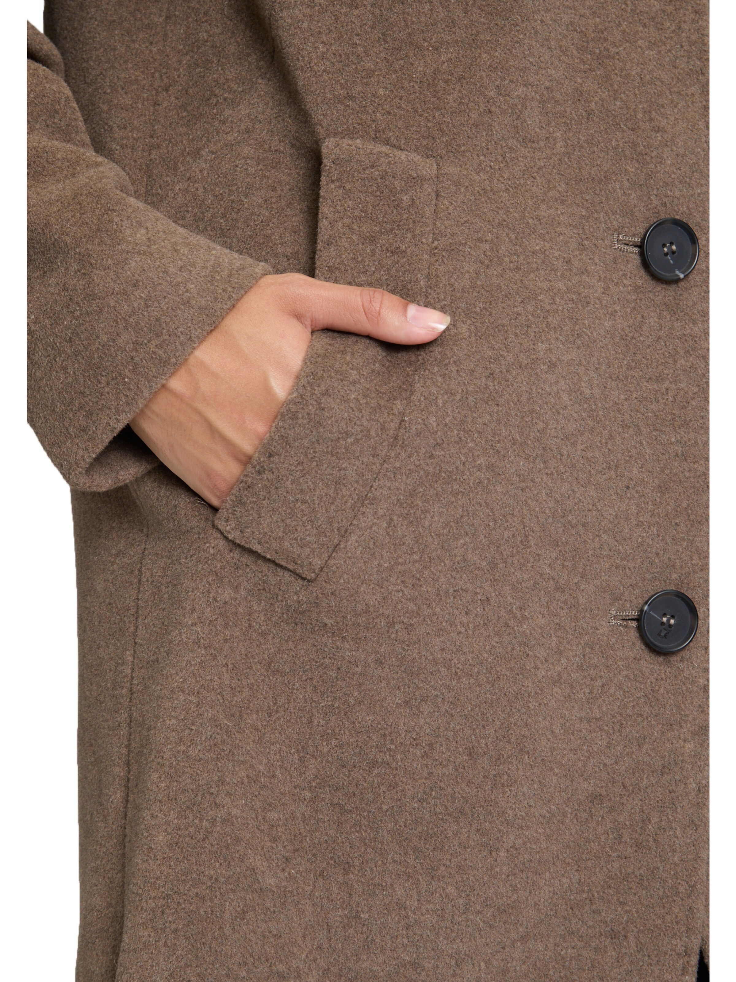 Betty Barclay Between-Seasons Coat in Brown