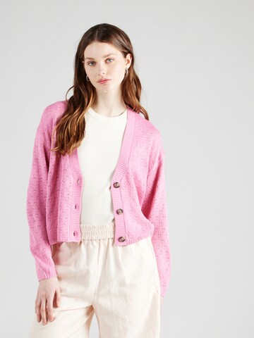 Cardigan 'SUN MIA' JDY en rose : devant