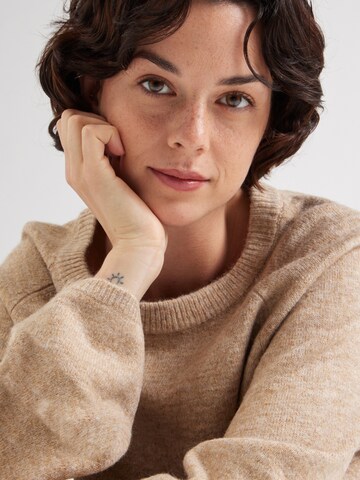 VERO MODA Pullover 'VMJUPITER' i beige