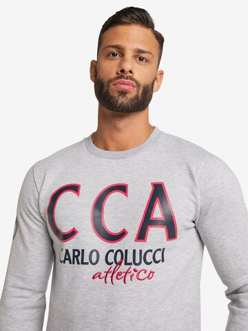 Carlo Colucci Sweatshirt 'Dalvit' in Grau