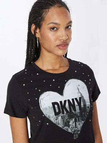 melns DKNY T-Krekls