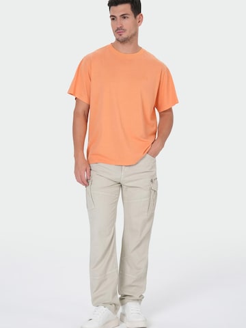 T-Shirt M.O.D MIRACLE OF DENIM en orange : devant
