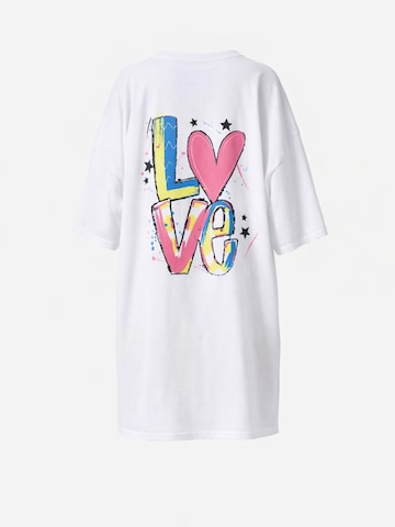 Worldclassca Oversizeshirt in Weiß: Vorderseite
