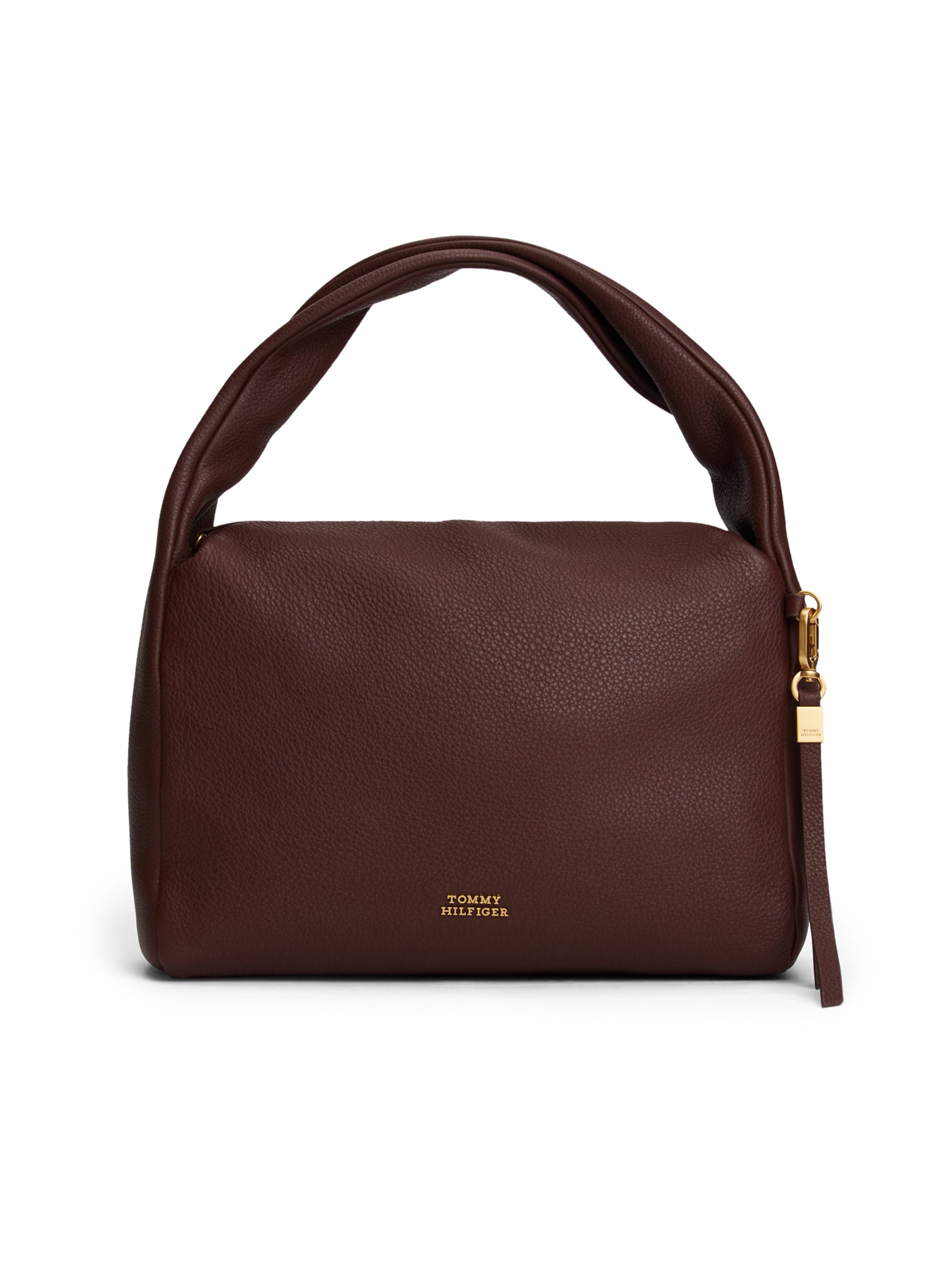 TOMMY HILFIGER Дамска чанта 'CITY' в кафяво: отпред
