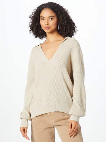 ARMEDANGELS Sweater 'Rana Lino' in Beige: front