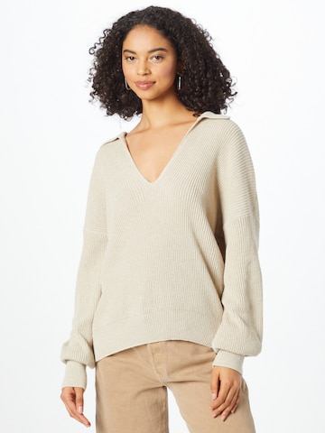 ARMEDANGELS Pullover 'Rana Lino' i beige: forside