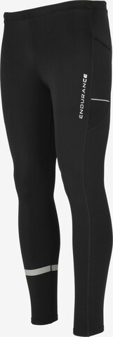 ENDURANCE Slimfit Sportbroek 'Burdian' in Zwart