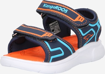 KangaROOS Sandals & Slippers 'K-ES DEAL' in Blue: front