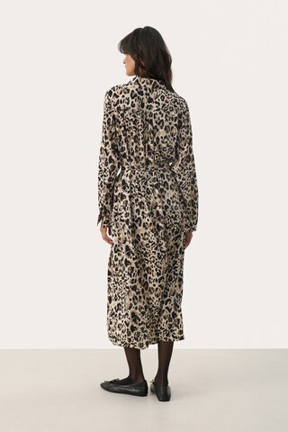 Robe 'Meluca' Part Two en marron