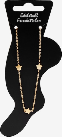 Akzent Foot Jewelry 'Raffaela, langlebig' in Gold: front