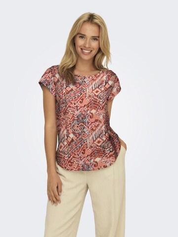 ONLY - Blusa 'ONLVIC' en naranja: frente