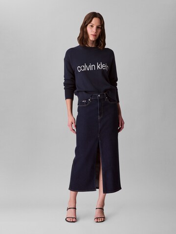 Pull-over Calvin Klein Jeans en bleu