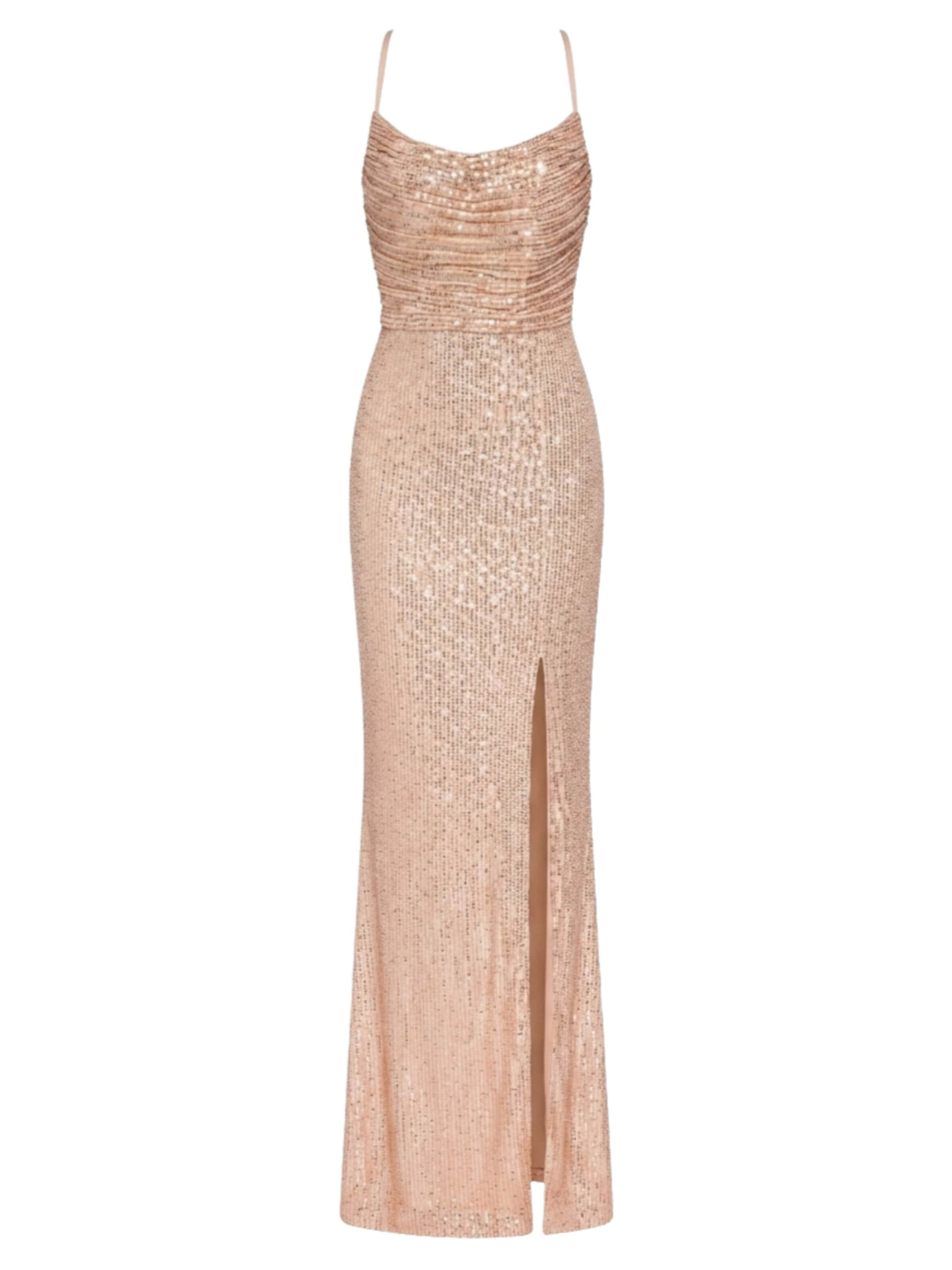 Ombre Abendkleid‌‌‌‌‌‌‌‌ in 36 in gold, Produktansicht