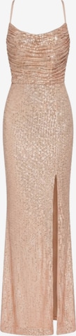 Ombre Abendkleid in Gold: Vorderseite