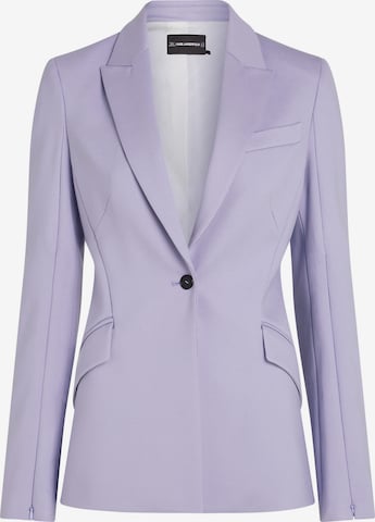 Sacou 'Punto' de la Karl Lagerfeld pe mov: față