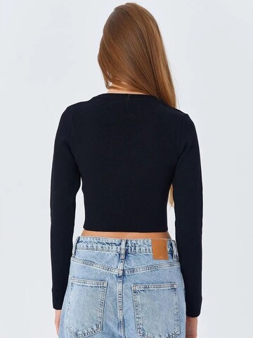 MixRayPulover 'Pullover' - crna boja