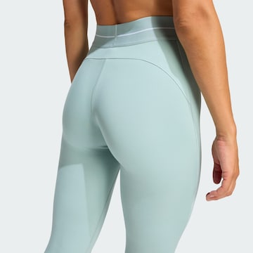 ADIDAS PERFORMANCE - Skinny Pantalón deportivo 'Hyperglam' en verde