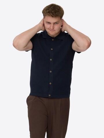 Dxnmxrk Trui 'DXFyfe' in Blauw: voorkant