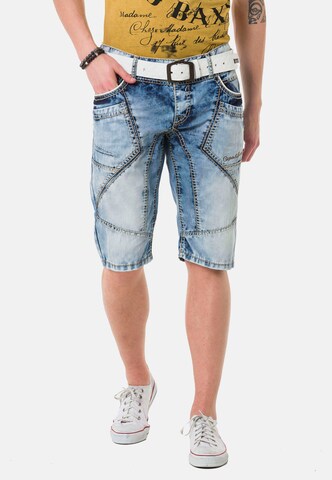 CIPO & BAXX Regular Jeansshorts in Blau: predná strana