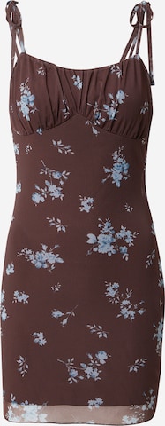 ABOUT YOU x Antonia Summer Dress 'May' in Brown: front