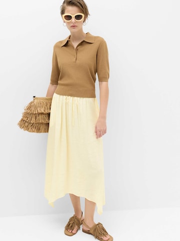 Jupe Marks & Spencer en jaune