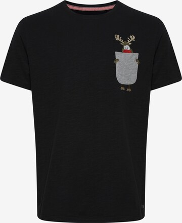 BLEND Shirt 'Christmas' in Black: front