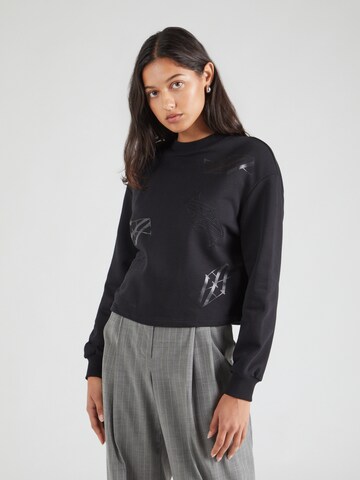 ARMANI EXCHANGE - Sweatshirt em preto: frente