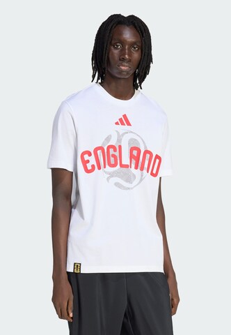 ADIDAS PERFORMANCE Performance shirt 'FIFA Fussball-Weltmeisterschaft 26™ England' in White: front