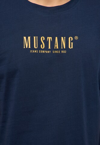 MUSTANG T-Shirt 'Style Austin' in Blau