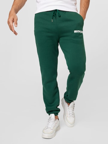 Sixth June Tapered Pants in Green: front