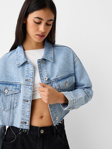 Bershka Between-season jacket in Blue