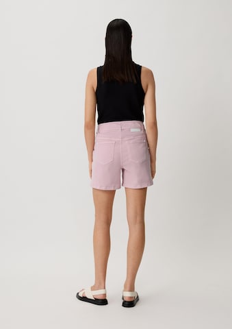 comma casual identity Regular Hose in Pink: zadná strana