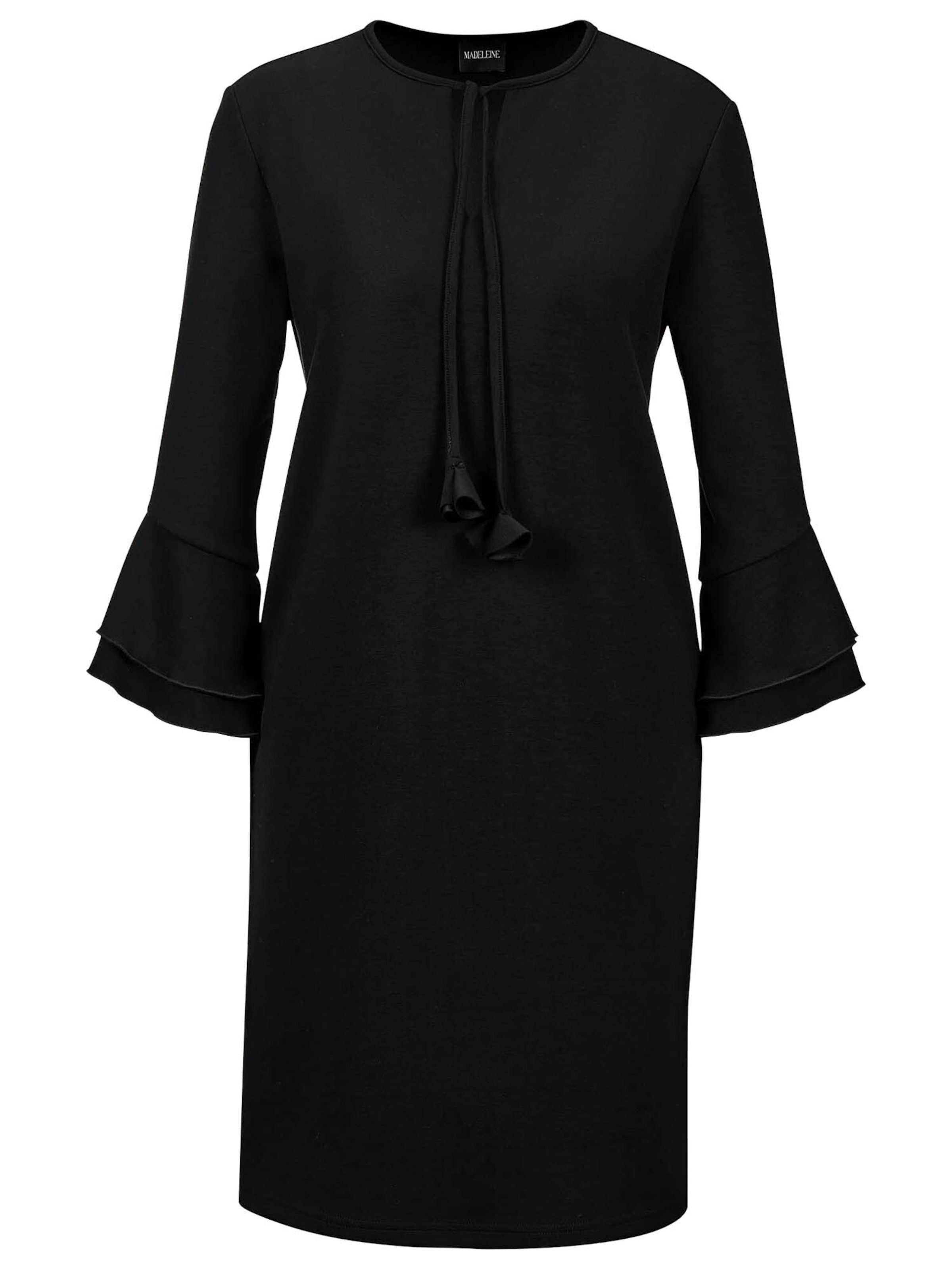 MADELEINE Kleid in Schwarz: Vorderseite