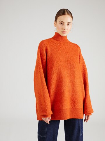 Pull-over TOPSHOP en rouge : devant