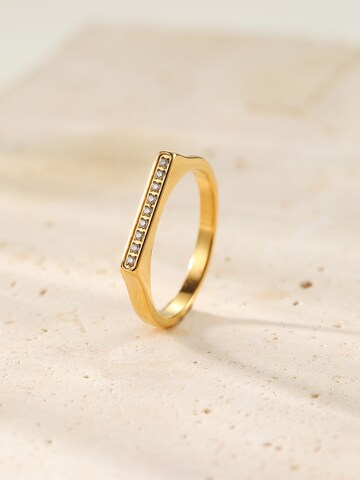 Hey Happiness Ring 'Arc Signet' in Gold